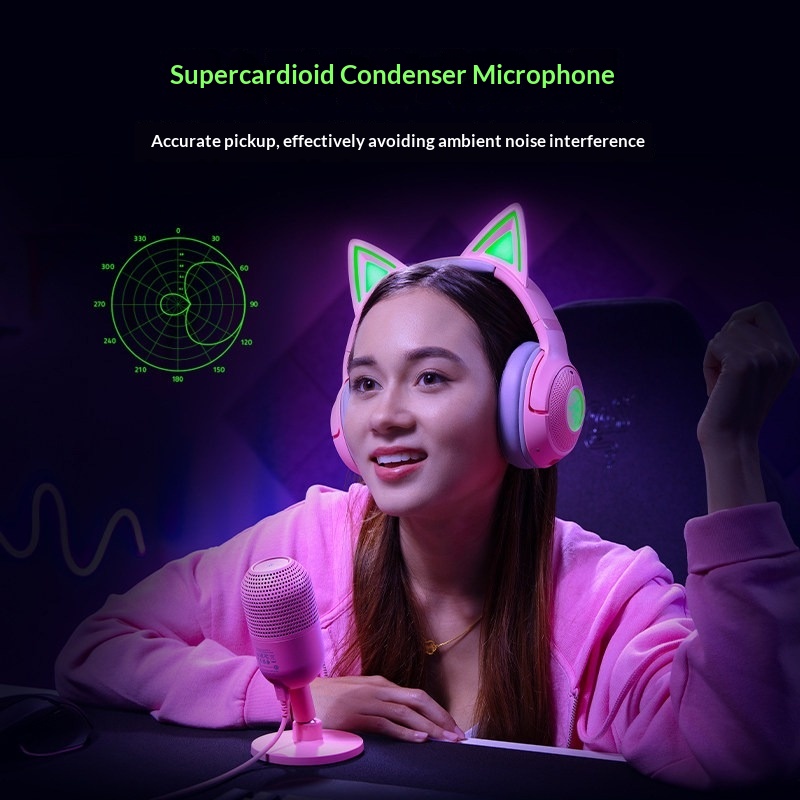 Razer Seiren V3 Mini USB Conde - Pc Gaming Video 评论和价格