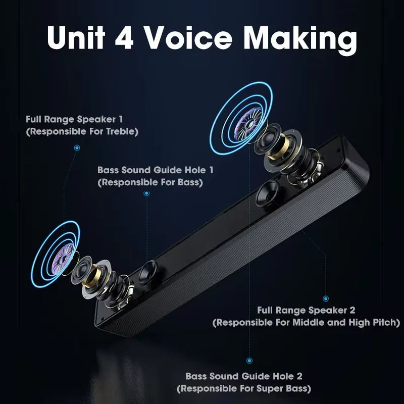Bluetooth 5.0 4D Surround Soun - Gaming Speaker 评论和价格
