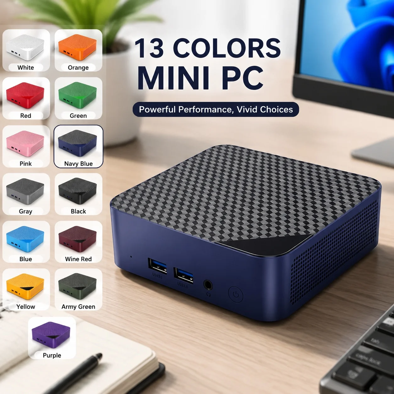 Portable Mini PC Intel Core N1 - Pc Gaming Video 评论和价格