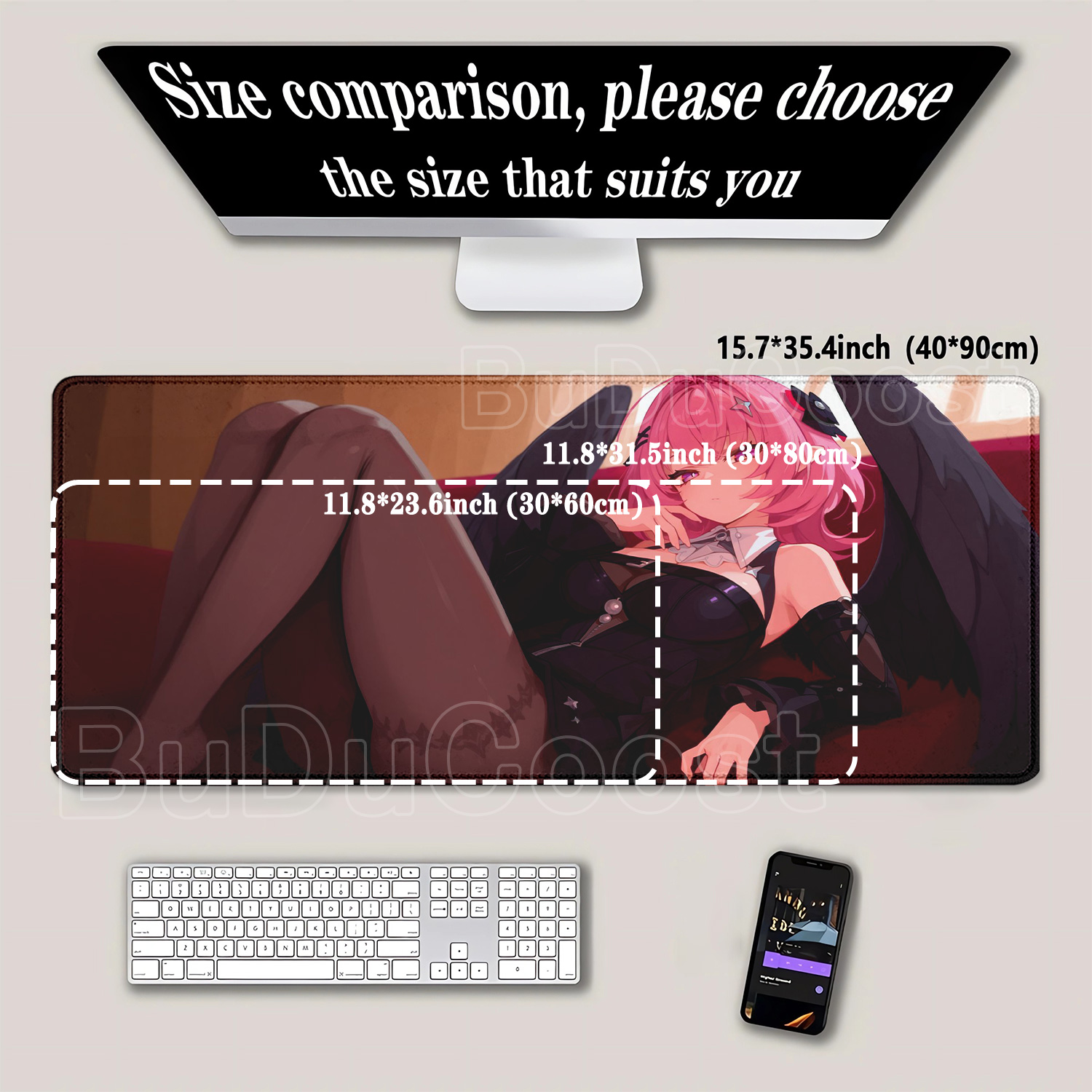 Mousepad HD Printing New Remie - Pc Gaming Girl 评论和价格