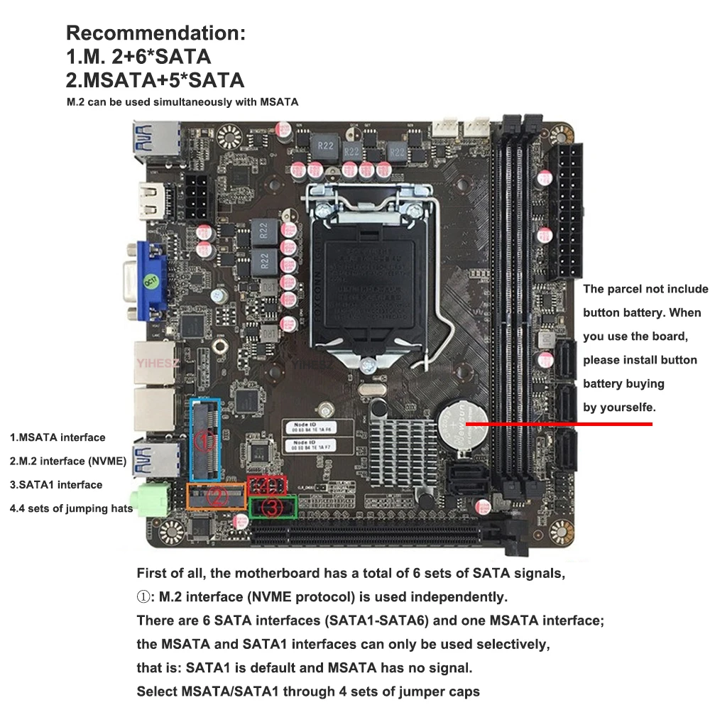 B365 Mini-ITX Motherboard LGA  - Pc Gaming Video 评论和价格