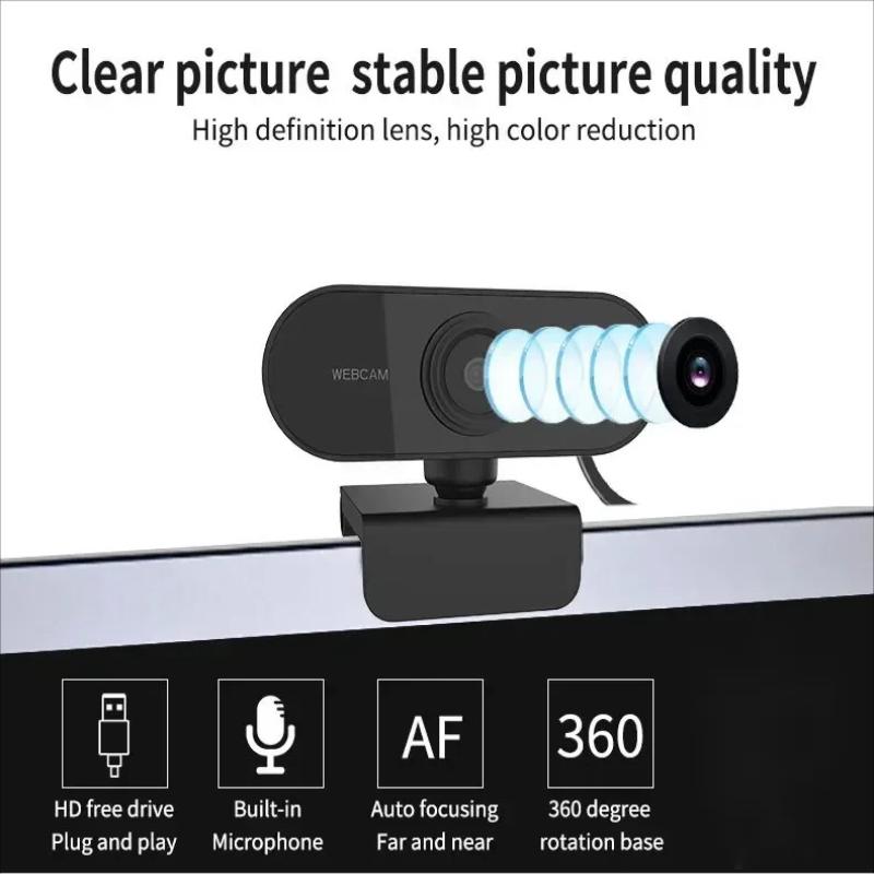 USB Webcam Plug and Play Built - Pc Gaming Video 评论和价格