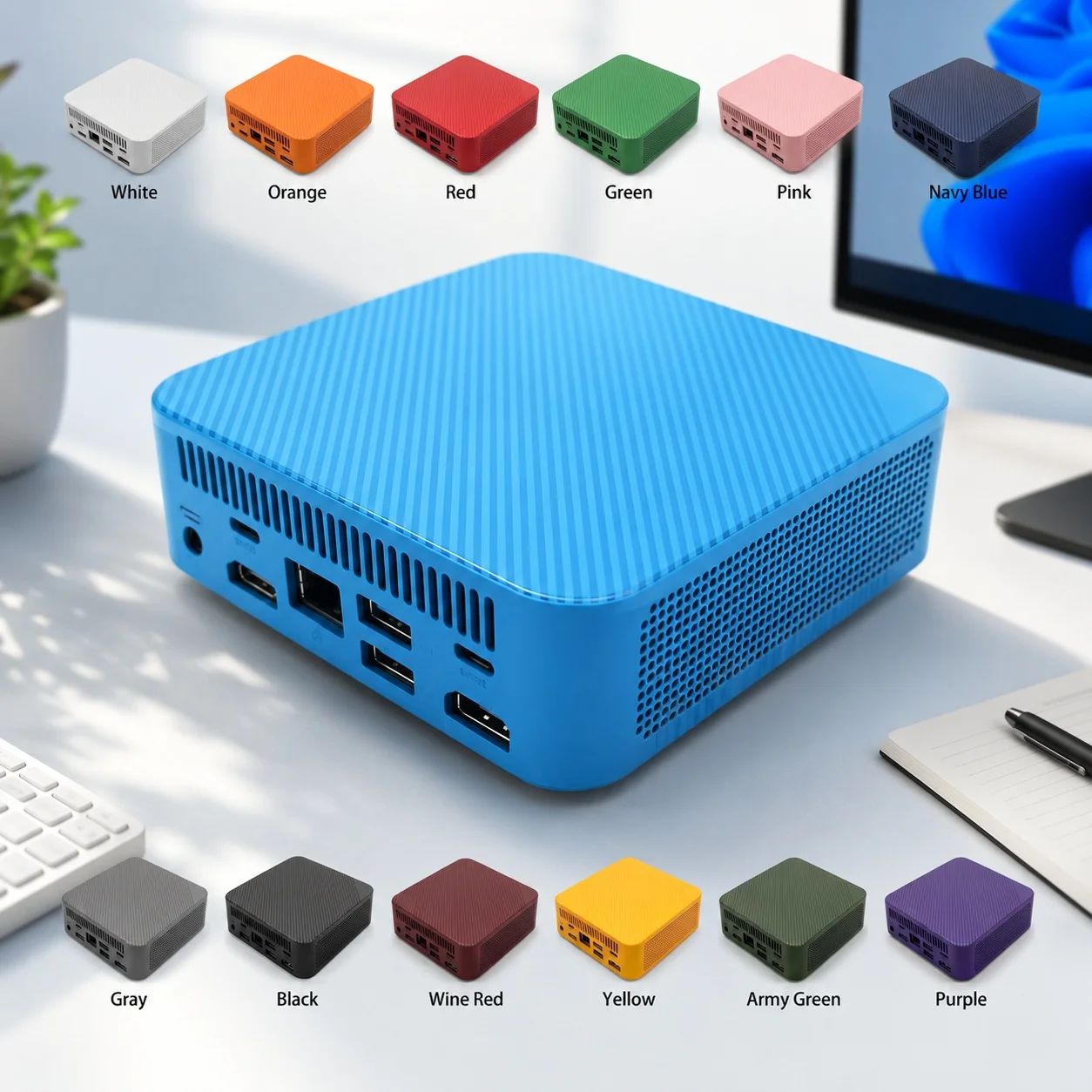 High-Performance Color Mini PC - Pc Gaming Video 评论和价格