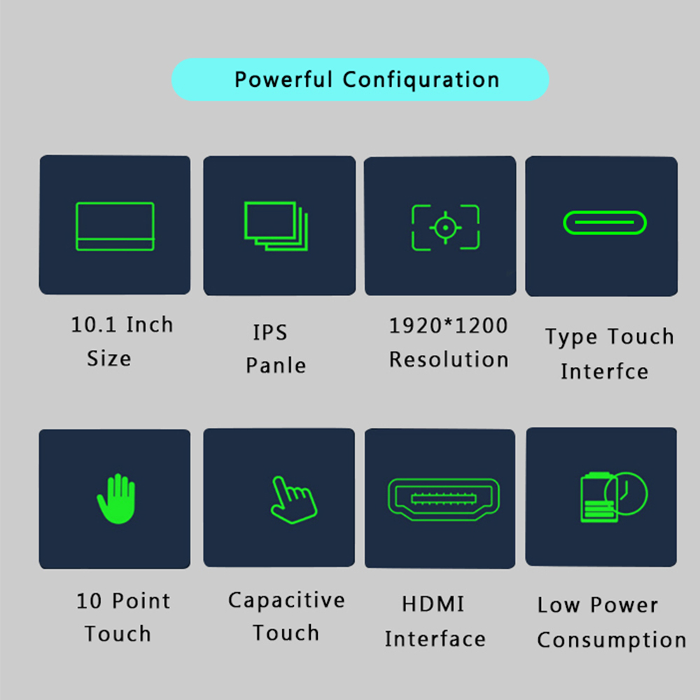 10.1inch Portable monitor 1920 - Pc Gaming On Android 评论和价格