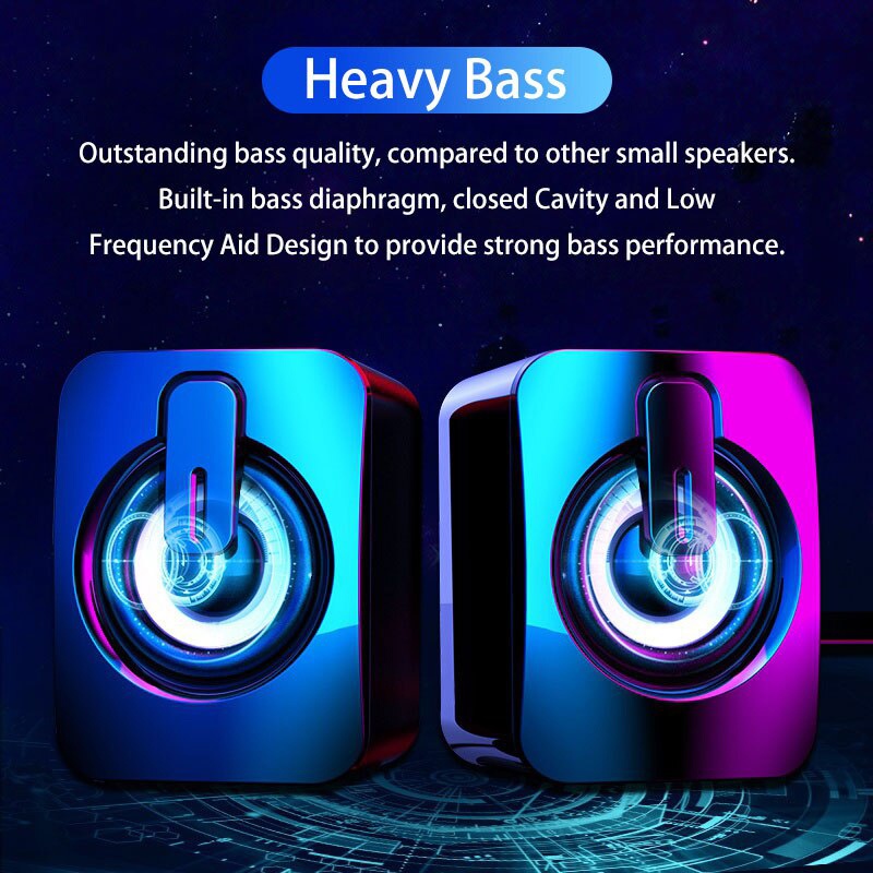 Mini Computer Speakers Volume  - Gaming Speaker 评论和价格